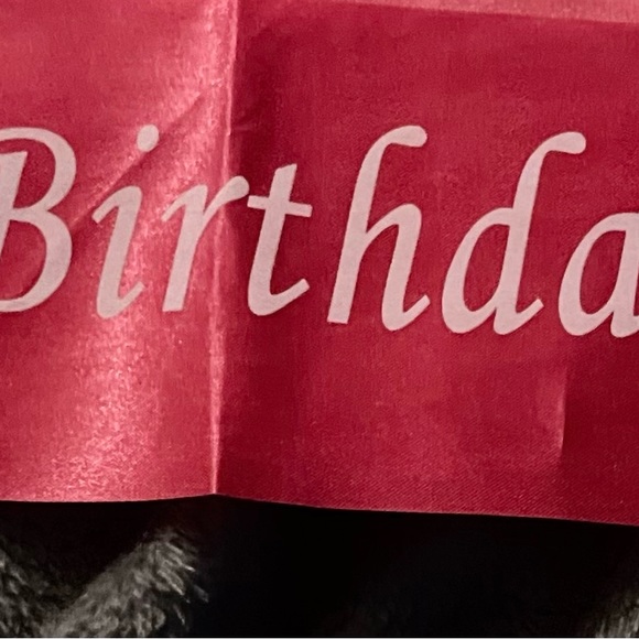 Birthday Sash-Used - Picture 3 of 3